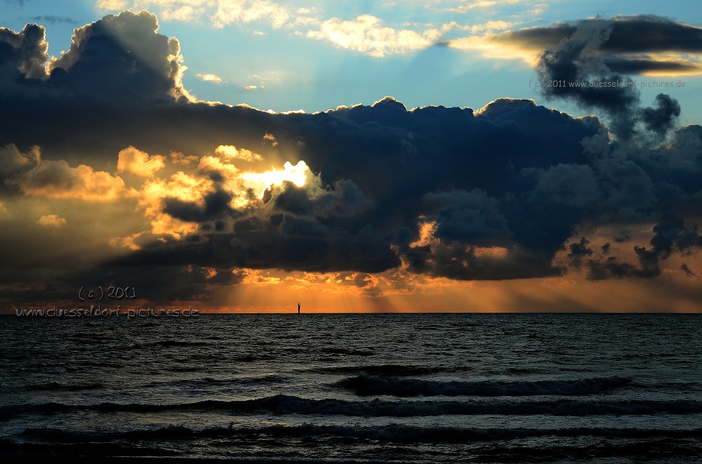Sylt Strand / Sonne / Wolken / Wind / Meer